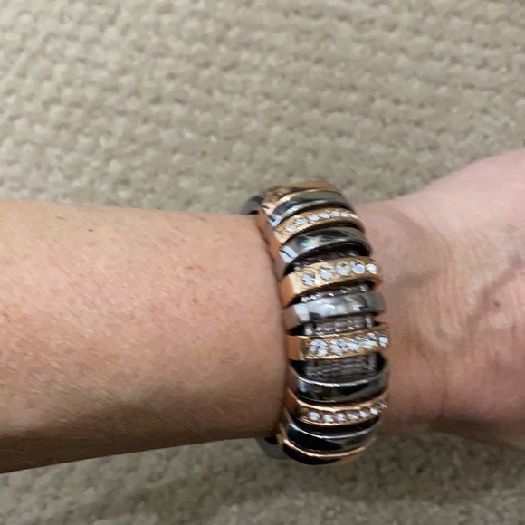 Leather metallic bracelet - Picture 5 of 6